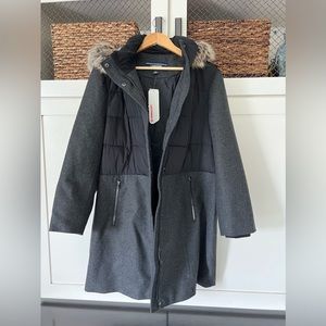 Land’s End Insulated Wool Coat 1X NWT